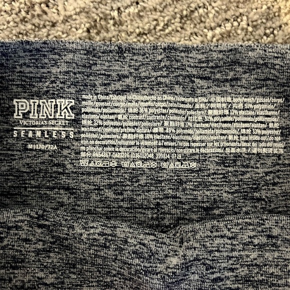 PINK seamless leggings Sz M - Picture 3 of 3